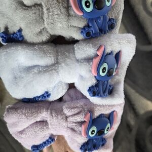 Disney Stitch Hair Accessories Set - Blue, Pink, White